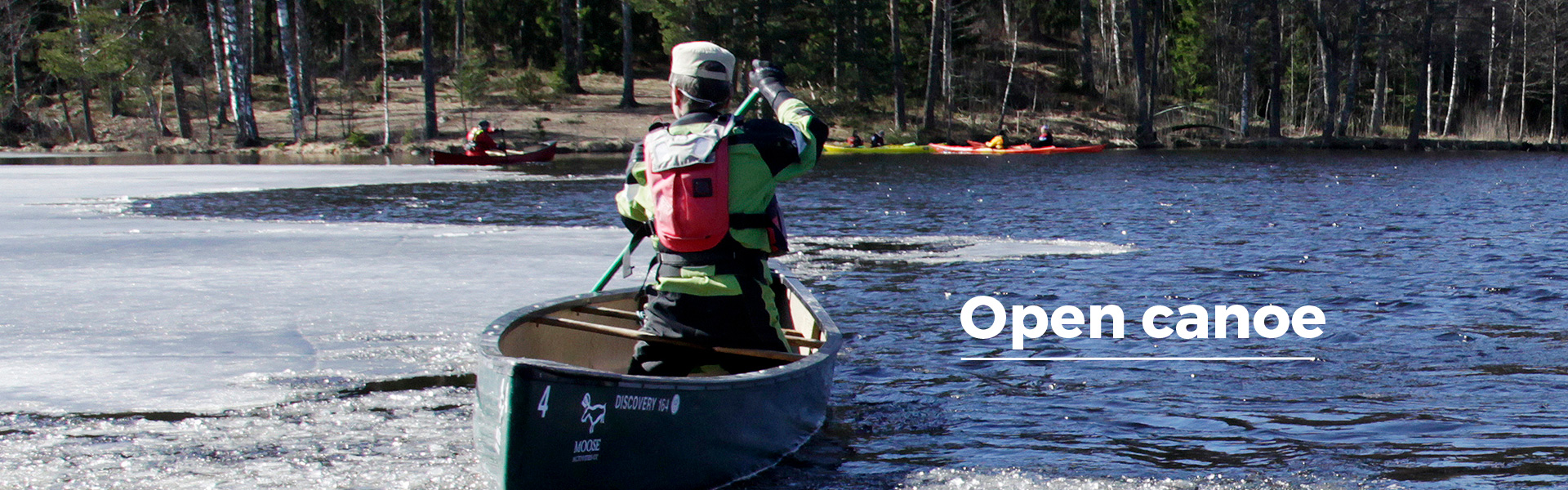 open canoe